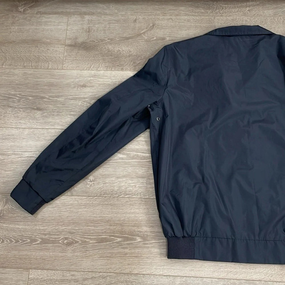 NWOT Van Heusen Lined Water Resistant Windbreaker Jacket Navy M - Picture 15 of 16